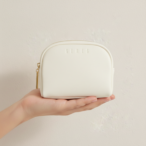 Travel Organizer <b>Makeup</b> Multi-functional Pouch Cosmetic Bag Elegant Leather <b>Vanity</b> Pouch - Product Image 6