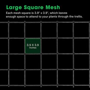 Indoor crescer tenda 2x2 3x3 4x4 5x5ft Scrog net com Heavy-Duty Metal ganchos Scrog planta sistema feito de poliéster durável - Product Image 3