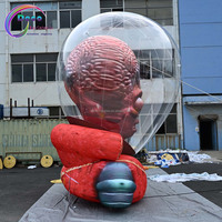 Structure gonflable de publicité unique adaptée aux besoins du client de conception extraterrestre d'horreur de bande dessinée d'Inflatables