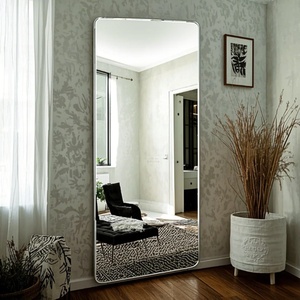 Miroirs muraux en verre pleine longueur de 2-8 mm en aluminium argenté sans cadre pour salle de sport, vestiaire et salle de bain - Vente en gros - Product Image 1