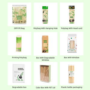 Spiedini di Bambù Ecologici Usa e Getta di Alta Qualità, Dimensioni Personalizzabili, per Barbecue e Campeggio, Sicuri per il Contatto con Alimenti, Portatili, Campione Gratuito - Product Image 3