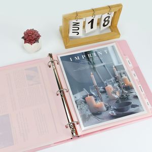 1.37 "185 Tấm Công suất chất kết dính chúng tôi thư Kích thước giấy tập tin thư mục máy tính xách tay ánh sáng màu thêm bền 3 vòng chất kết dính vòng - Product Image 4