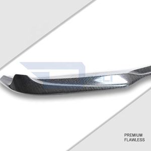 Lèvre de pare-chocs avant G70 pour Genesis G70 2022 restylé, style DLF, en fibre de carbone - Product Image 2