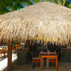 Künstliches Stroh Synthetisches Reed Künstliche Palme Stroh Gelbes Gras Rolle Künstliches Stroh dach für Strohs tangen Pavillons - Product Image 5