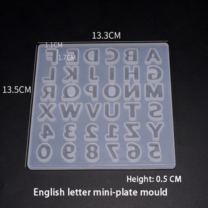 <span class=keywords><strong>Moule</strong></span> en <span class=keywords><strong>silicone</strong></span> alphanumérique Early Riser pour résine, idéal pour décorations de Noël, lettres, colliers, porte-clés, <span class=keywords><strong>bijoux</strong></span> - Vente en gros - Product Image 5