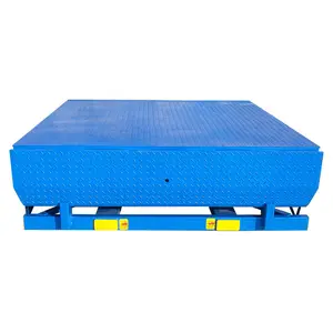 Fixed underground loading and unloading ramp platform adjustment plate angle tilt unloading hydraulic boarding bridge