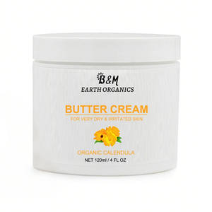 Crème au beurre de bébé apaisante au Calendula Bio pour peaux sèches irritées démangeaisons eczéma <span class=keywords><strong>psoriasis</strong></span> apaisant et cicatrisant au Calendula - Product Image 1