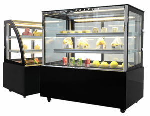 Mostrador cuadrado comercial para repostería, frigorífico, <span class=keywords><strong>vitrina</strong></span> para tartas - Product Image 6