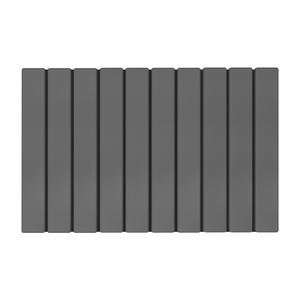 Alfombra de baño de tierra diatomeas, rectangular, gris oscuro, antideslizante, a rayas, para cocina y baño, lavable a máquina - Product Image 4