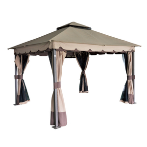 Gazebo de mariage moderne personnalisé Gazebo en fonte à filet pour jardin extérieur en acier durable - Product Image 1
