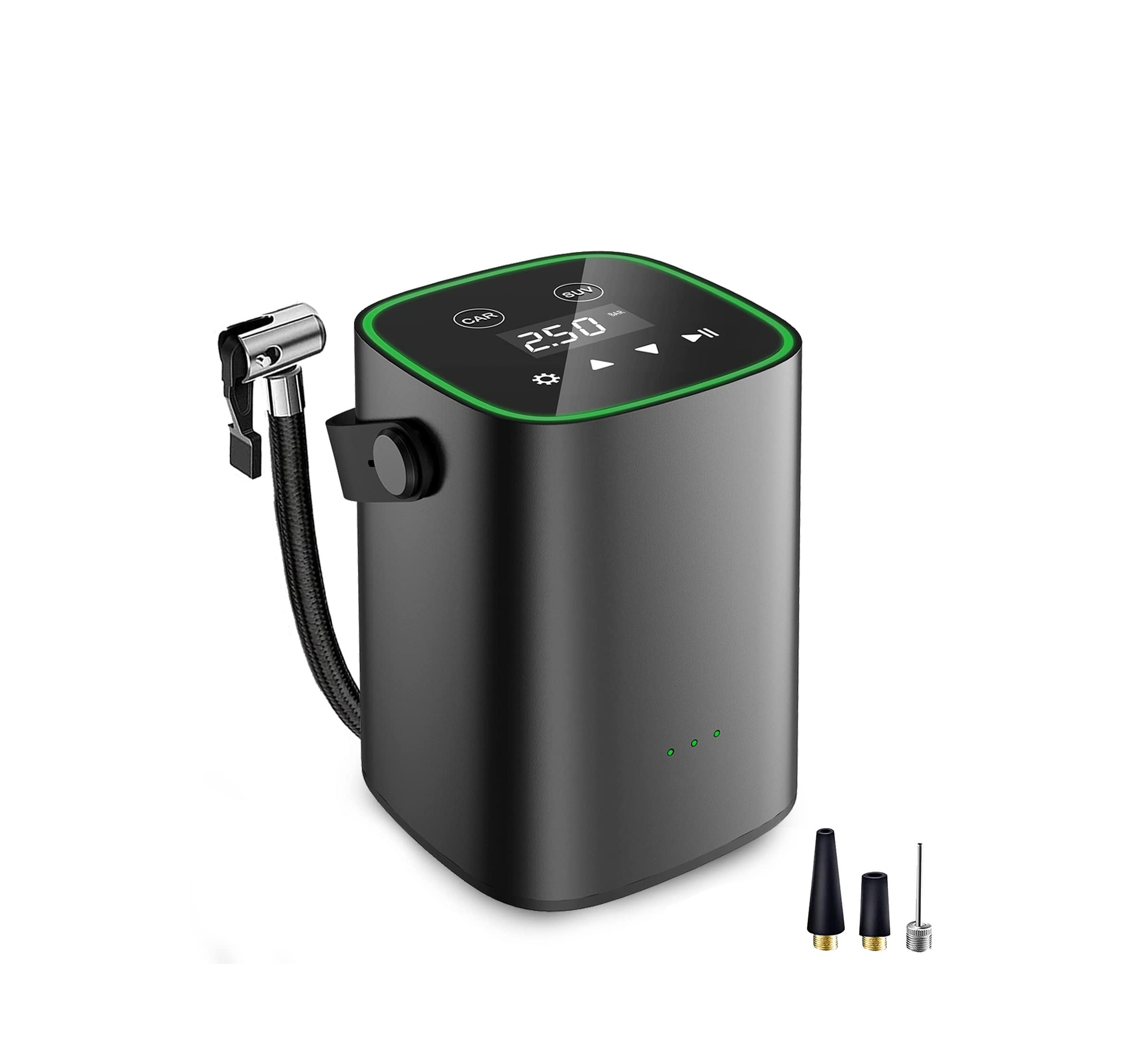 Высокая мощность аккумуляторная батарея 6000 мА/ч, Авто беспроводные, работающего на постоянном токе 12 В в Smart Digital давления шин автомобильный портативный воздушный компрессорныц насос