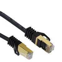 Cable de Red Cat7 con Doble Blindaje, Cobre Libre de Oxígeno, Cable de Conexión de 10 Gigabits CAT7 SSTP, Bajo Humo, Libre de Halógenos, Red de Alta Velocidad