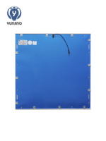 Panneau LED carré YJ1 Series 2x2ft (600*600*10mm) en aluminium fin et moderne, IP54, pour salle blanche pharmaceutique