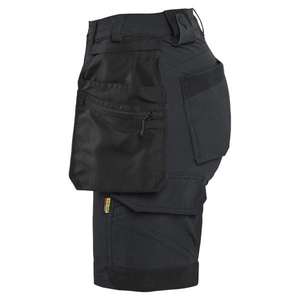 BLAKLADER - 712416459900C42 Pantalones cortos artesanos para mujer 4 vías stretch Black - EAN 7330509922682 PANTALONES DE TRABAJO CORTOS DE TRABAJO - Product Image 3