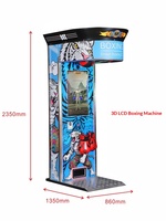 Mesin Crane 3D LCD Sistem Android Beroperasi dengan Koin, Peralatan Video Game dengan Steker Universal dan 110/220V