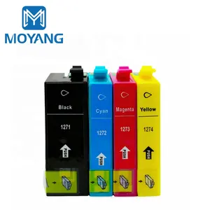 MoYang Compatible For EPSON T1271-4インクカートリッジWorkforce 630/633/635/840 Stylus NX625 Printer Cartridges T1271 T1272 T1274