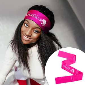 AliLeader Custom Logo Soft Silk <strong>Satin</strong> Lace Band Edge <strong>Scarves</strong> <strong>Hair</strong> Frontal Wrap Headband Edge Laying <strong>Scarf</strong> <strong>for</strong> Women Lace Wigs - Product Image 1