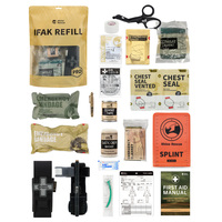 Kit de Ravitaillement IFAK Rhino Rescue pour Urgences, Kit de Survie Premiers Secours, Trousse de Traumatisme avec Fournitures Médicales d'Urgence