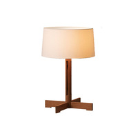 Lampadaire rétro moderne en tissu Lampes de table en bois élégantes pour chambre à coucher LED Blanc chaud Lecture attentionnée pour les yeux Utilisation d'hôtel de chevet