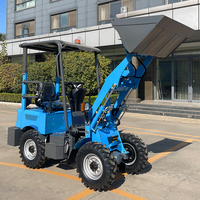 Minipala Elettrica Derette E604 4x4 con Benna e Forche, Certificata CE, Macchina a Batteria per Uso Agricolo e Paesaggistico