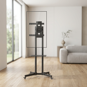 Portatile Full Motion girevole <span class=keywords><strong>TV</strong></span> Stand con ruote schermo Mobile girevole <span class=keywords><strong>TV</strong></span> Lift per <span class=keywords><strong>32</strong></span> ''-65'' <span class=keywords><strong>pollici</strong></span> LCD & Plasma <span class=keywords><strong>TV</strong></span> - Product Image 1