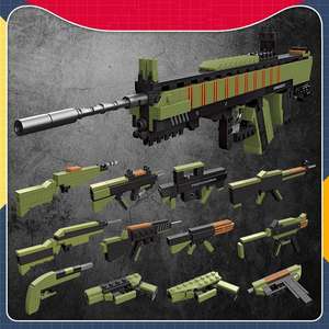 Mighty <span class=keywords><strong>Creator</strong></span> Spinner Rille Gun Building Block Toy 92409 pour enfants, garçons et filles (441 PCS) 12 en 1 Full Sets - Product Image 2