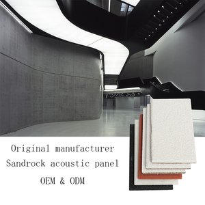 Sin formaldehído, soporte OEM ODM, muestra gratis, alta absorción NRC, diseño decorativo, paneles de pared acústicos de arena de cristal - Product Image 5