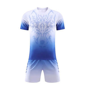 2023/2024 sublimazione maglia calcio personalizzato <span class=keywords><strong>2</strong></span> pezzi t-shirt Shorts vestito indossare divisa da calcio - Product Image 2