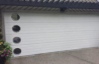 Porte de garage en aluminium pour les concessionnaires et quincaillerie de porte de garage sectionnelle en aluminium pour les concessionnaires Panneaux sandwich PIR ou panneaux en mousse PU