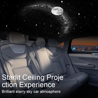 Projecteur d'étoiles USB Premium, lumière romantique de galaxie, ciel étoilé, lumière d'ambiance pour la modification de la voiture, décoration intérieure de chambre