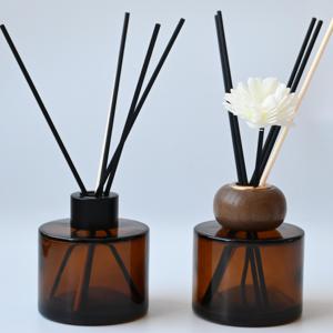 Sang Trọng 100Ml 120Ml Vòng Hổ Phách <span class=keywords><strong>Reed</strong></span> Khuếch Tán Chai Thủy Tinh Rỗng Dầu Thơm Chai Với Cap - Product Image 4