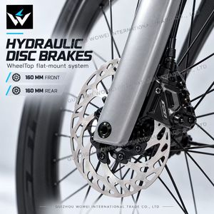 Bicicleta de Triatlón TWITTER T3 de Fibra de Carbono Aero, 24 Velocidades, Ruedas de 3 Radios con Frenos de Disco Hidráulicos, Manillar TT, Estilo Kona - Product Image 6