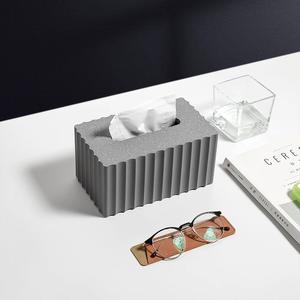 <b>tissue</b> <b>box</b>, a creative, high-end, light luxury and simple design for coffee tables in hotels or homes, a practical drawer - Product Image 4