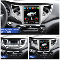Radio para Auto STWEI para Hyundai Tucson 2015-2018, Pantalla Tesla, Reproductor Multimedia de Video, Navegación GPS, Android 13, Carplay, BT, Wifi, DSP
