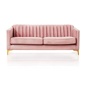 Muebles del hogar antiguo urbano Outfitters Marcella sofá de terciopelo - Product Image 1