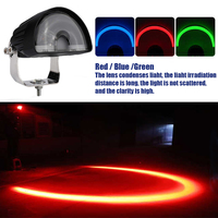 Nueva Luz de Advertencia LED Tipo U para Montacargas, Luces Puntuales Azules, Verdes y Rojas, 24V DC, 50000 Horas de Vida Útil, Aluminio Fundido a Presión, Clasificación IP67