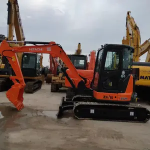 Mini-excavatrices Hitachi d'occasion à livraison rapide, 5t, 6t, excavatrices sur chenilles Hitachi ZX55, ZX60 d'occasion à vendre - Product Image 4