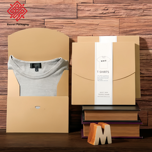 Baoren - Caja de Cartón Ecológica para Ropa, Caja de Regalo para Sudadera con Capucha, Pantalones con Cordón en la Cintura, Camiseta, Bolsa de Papel para Empaque - Product Image 1