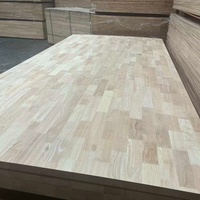 Meilleur prix pour panneau structurel intérieur en bois de caoutchouc rainuré, planche à découper en bois de caoutchouc 1220 x 2440 mm