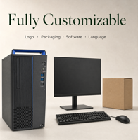 Komple Ofis Bilgisayar Paketi Hygon 3350 16GB RAM 256GB M.2 NVME SSD 2GB Harici Ekran Kartı USB Klavye Mouse 23.8 İnç Monitör