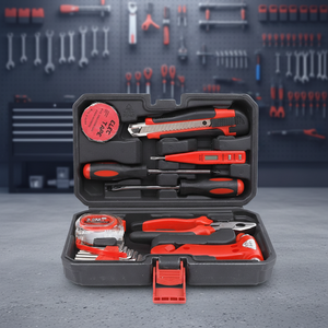 DEWEN – Kit d'<span class=keywords><strong>outils</strong></span> ménagers complet pour la réparation à domicile, avec pinces, tournevis, mètre ruban et boîte à <span class=keywords><strong>outils</strong></span> portable pour le bricolage - Product Image 3