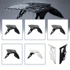 บังโคลนรถมอเตอร์ไซค์แบบ CNC ขยายขนาด สำหรับรถสกู๊ตเตอร์  ขนาดกว้างกว่า 185 มม.  อะไหล่ตกแต่งรถมอเตอร์ไซค์ ป้องกันน้ำกระเด็น - Product Image 6