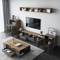 Meilleures ventes 2022 : Nouveaux designs de meubles TV et tables basses 60 pouces, style simple