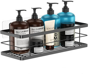 Étagère de salle de bain murale à un étage <span class=keywords><strong>sans</strong></span> trous pour la douche et l'aire de lavage des mains - Product Image 6