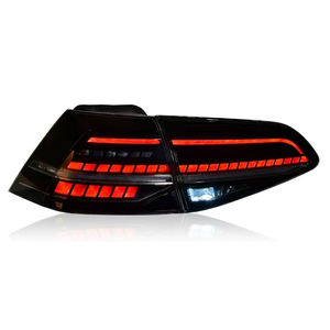 Convient pour Volkswagen <span class=keywords><strong>Golf</strong></span> <span class=keywords><strong>7</strong></span> feu arrière 2013-2020 <span class=keywords><strong>Golf</strong></span> <span class=keywords><strong>7</strong></span>.5 feu arrière à LED mk7 clignotant dynamique frein de recul - Product Image 6