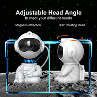 Lampe Projecteur Galaxie Astronaute Haute Qualité Prix Abordable, Veilleuse Projecteur Étoiles Lumière d'Ambiance Nébuleuse, Lampe de Table