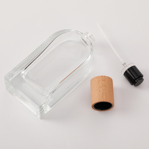 Sang trọng và tráng lệ cổ điển rỗng 3oz 100ml thủy tinh trong suốt chai nước hoa với bóng hình nắp chai nước hoa - Product Image 3