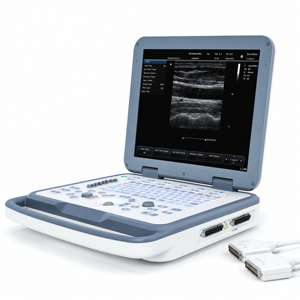 Système d'échographie vétérinaire portable durable SONOIMAGE N38 certifié CE Classe II pour le contrôle du rythme cardiaque fœtal, ECG en option - Product Image 1