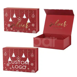 Jinbar Red Magnetic Gift Box Packing Carton Large Custom Gift Set Box Cholate Box Packing Carton Chocolate