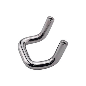Industrial Double Bend U Shaped Handle A 1074 Stainless Steel Cabinet Handle For Mobile Phone Cabinets Electrical Distribution - Product Image 4